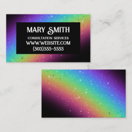 Snyggt Rainbow Visitkort