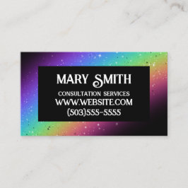 Snyggt Rainbow Visitkort