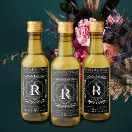 Snyggt Ram Black Monogram Vinetikett