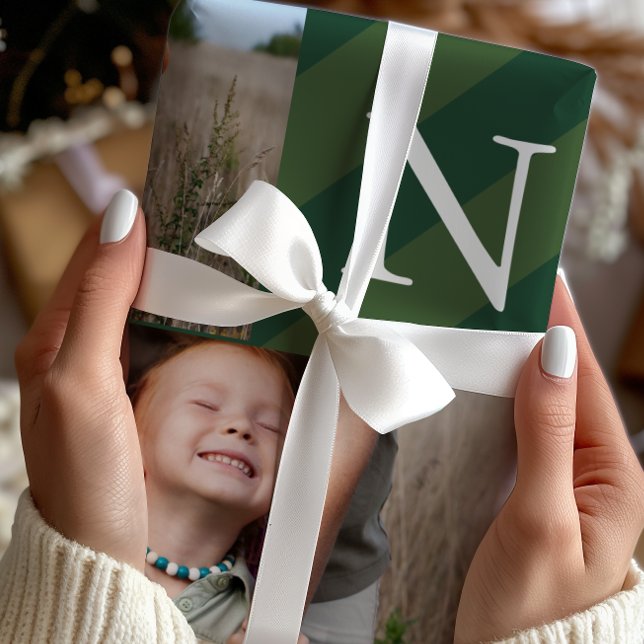 Snyggt Rand Photo Collage Helgdag Presentpapper (Skapare uppladdad)