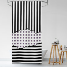 Snyggt Rand Tiles Black White Lila Lagrar