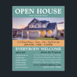 Snyggt Realtor Open House-reklam Flygblad<br><div class="desc">Snyggt Realtor Open House-annonser från Affärskortet Store.</div>