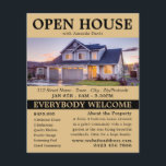 Snyggt Realtor Open House-reklam Flygblad<br><div class="desc">Snyggt Realtor Open House-annonser från Affärskortet Store.</div>