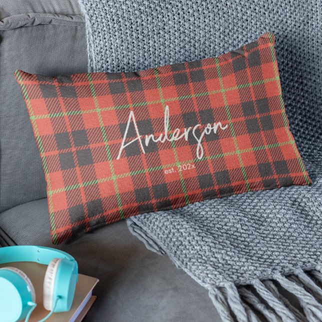 Snyggt Red & Grönt Bright Helgdag Färg Play Lumbarkudde (Skapare uppladdad)