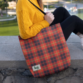 Snyggt Red & Grönt Helgdag Färg Play Shoulder Tygkasse