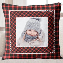 Snyggt Red Play Kids Photo Helgdag jul Kudde