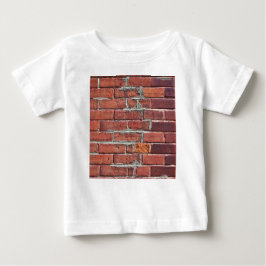 Snyggt Red Textured Brick Wall T Shirt