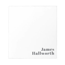 Snyggt Redigerbar återställ modern text | Grått Anteckningsblock