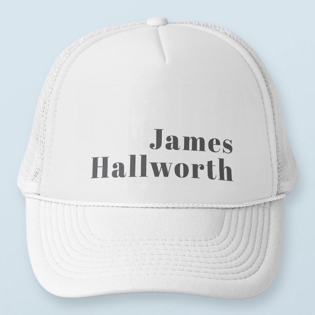 Snyggt Redigerbar återställ modern text | Grått Keps (Skapare uppladdad)