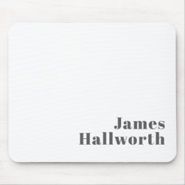 Snyggt Redigerbar återställ modern text | Grått Musmatta