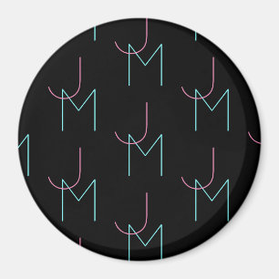 Snyggt redigerbar som vilken som helst två moderna magnet