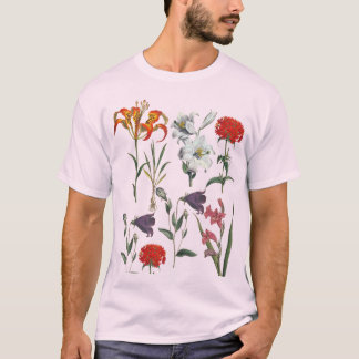 SNYGGT RETRO BLOMMIGT DESIGN WITH LILILIES TRÖJA