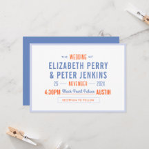 Snyggt Retro Colorful Bröllop