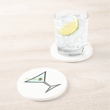 Snyggt Retro Martini och Grönt Olive med Pimento