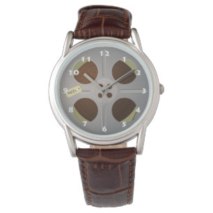 SNYGGT RETRO MOVIE REEL MED VITNUMMER ARMBANDSUR
