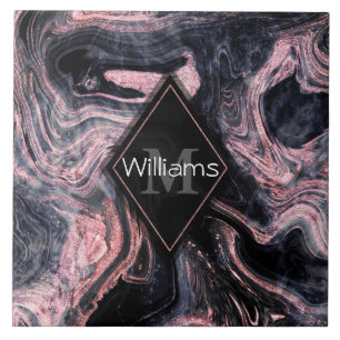 Snyggt ro guld abstrakt marmorerad design kakelplatta