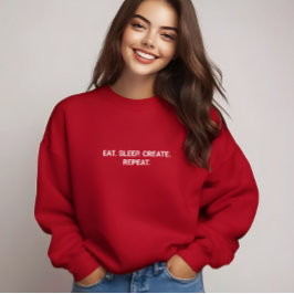 Snyggt Röd ört Skapa Upprepa slump T Shirt