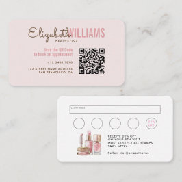 Snyggt Rosa Beauty Aesthetics Loyalty & Visitkort