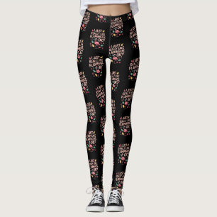Snyggt Rosa Flamingo Älskare Present för Män Kvinn Leggings