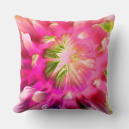 Snyggt Rosa Flower Dekorativ kudde