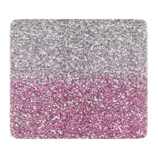 Snyggt Rosa Glitter Ombre Gnistra (Framsidan)