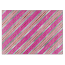 Snyggt Rosa, Guld och Silver Foil Rand