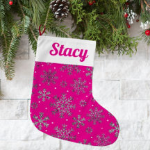 Snyggt Rosa jul med Elegant Snöflingor