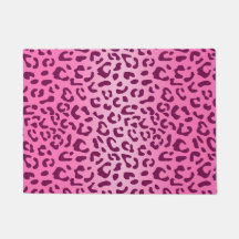 Snyggt Rosa Leopard Skriv ut