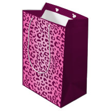 Snyggt Rosa Leopard Skriv ut