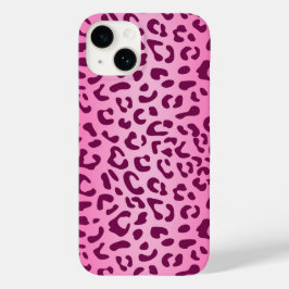 Snyggt Rosa Leopard Skriv ut