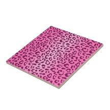 Snyggt Rosa Leopard Skriv ut