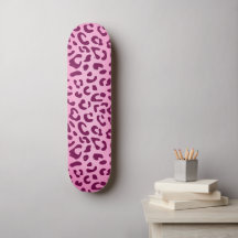 Snyggt Rosa Leopard Skriv ut