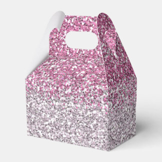 Snyggt Rosa Ombre Glitter Gnistra Presentaskar