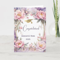 Snyggt Rosa Peony Oval Ram Studenten