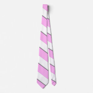 Snyggt Rosa White Chevron Rand Mönster  Slips