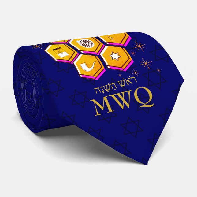 Snyggt Rosh Hashanah SHANA TOVA Monogram Slips (Rullad)