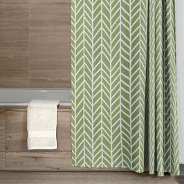 Snyggt Sage Grönt Boho Herringbone Mönster