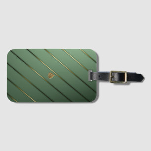 Snyggt Sage Grönt & Guld Bagagebricka