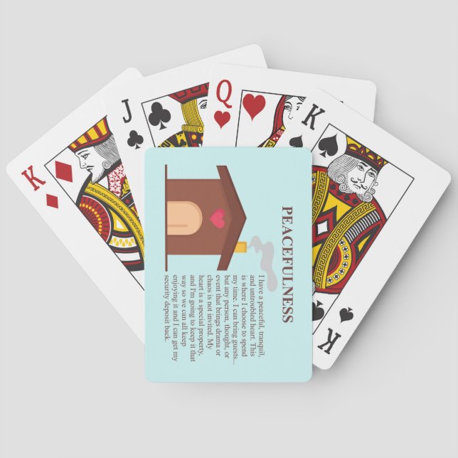 Snyggt sagt om fred casinokort (Baksidan)