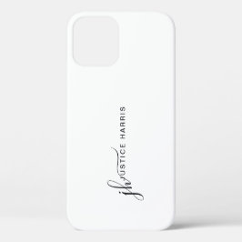 Snyggt Script Monogram Modern Minimalist Fodral-Ma
