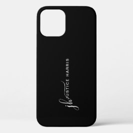 Snyggt Script Monogram Modern Minimalist Fodral-Ma