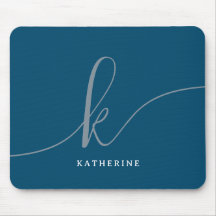 Snyggt Script Monogram Navy Blue