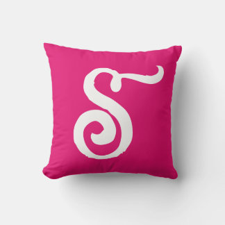 SNYGGT SCRIPT MONOGRAM ROSA Dekorativ kudde