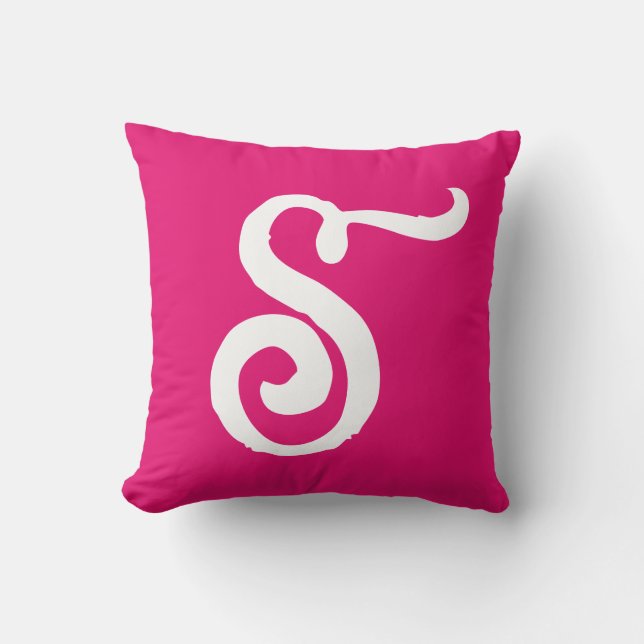 SNYGGT SCRIPT MONOGRAM ROSA Dekorativ kudde (Framsida)