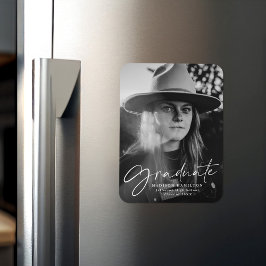 Snyggt Script Studenten annonsfoto för meddelande Magnet