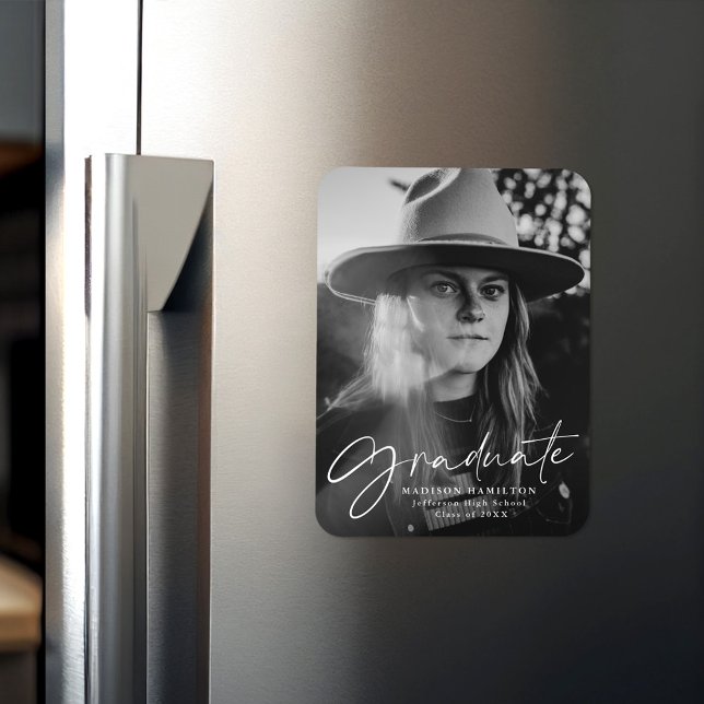 Snyggt Script Studenten annonsfoto för meddelande Magnet (Skapare uppladdad)