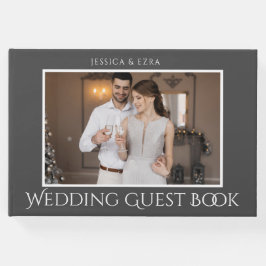 Snyggt Script White och Grått | Foto Gästböcker