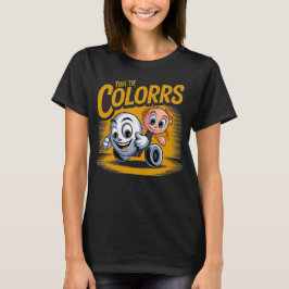 Snyggt seriefigurs Pop Art-grafiskt t-shirt
