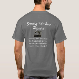 Snyggt Sewing Maskin Repair Business T-Shirt