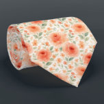 Snyggt Shabby chic Fransk Blommigt Art Mönster Slips<br><div class="desc">Den här unika nektin har en charmerande contemporary Fransk shabby chic mönster. Den visar en botanisk blommigt med vackert arrangerad pastellkoral och orange röd ros, och sage grönt löv ställs in mot en skarp vit bakgrund. Denna distinkta och snyggt är perfekt för professionellen och en sofistikerad affärsman, som skapar den...</div>